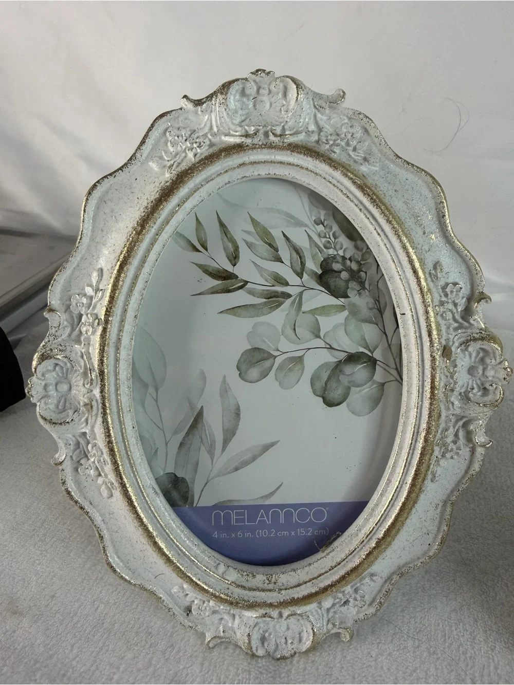 Silver Ornate Oval Photo Frame
